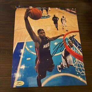 LeBron James autograph